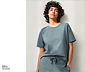 NAH/STUDIO Heavy Weight Shirt | nachhaltige Baumwolle, stone blue