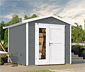 Weka Gerätehaus mit Fenster, 21 mm (224 A Gr. 2), grau
