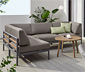 1-Sitzer Mittel-Modul mit Premium-Polsterbezügen