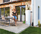 Garantia 2-in-1-Regentonne-Komplett-Set, ca. 350 l, arctic