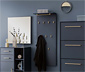 Garderobenpaneel »Kent«, blau