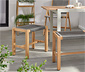 Hocker »Lenja« mit Textilgeflecht
