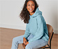 Hoodie, hellblau