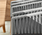 Dining-Sessel mit Textilgeflecht