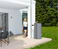 Garantia 2-in-1-Regentonne-Komplett-Set »Nordic«, ca. 300 l, steingrau