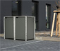 Mülltonnenbox, Aluminium, 2x 240 l