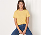 Basic T-Shirt, gelb