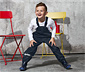 Regenhose aus recyceltem Material mit Taftfutter, dunkelblau