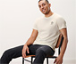 T-Shirt »roasted.« mit Stickerei