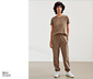 NAH/STUDIO Jogginghose | nachhaltige Baumwolle, hazelnut