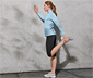 3/4-Sporttight, schwarz
