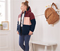 Thermojacke im Colorblocking-Design