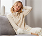 Pullover im Troyer-Stil, weiß
