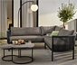 Lounge-Ecke »Jara« mit Textilgeflecht