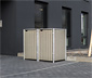 Mülltonnenbox, Nadelholz, 2x 240 l