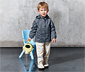 Kleinkinder-Regenjacke, mit Schnecken-Alloverprint