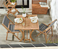 Zusammenklappbares Balkon-Set »Lenja« mit Textilgeflecht 