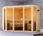 Karibu Sauna »Rachel 2« im Set mit 9-kW-Bio-Ofen und Bio-Steuerung