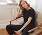 T-Shirt, schwarz