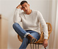 Strickpullover, creme