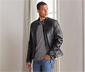 Lederjacke im Biker-Style