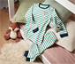 Interlock-Pyjama aus Bio-Baumwolle