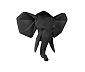 Wanddekoration »Origami Elephant«