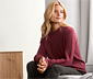 Strickpullover mit Ajour-Muster