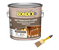 Bondex Wetterschutz-Lasur, 2,5 l,  inkl. Flachpinsel, teak