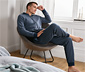 Hausanzug in weicher Sweatqualität