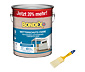 Bondex Wetterschutz-Farbe, 3,0 l, inkl. Flachpinsel,grau