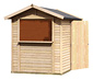 Karibu Poolhaus »Tiki Bar«, ca. 9,62 m³