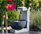 Dobar Gartenbrunnen mit Schale