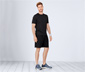 Funktionsshirt, schwarz