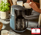 Tchibo Filterkaffeemaschine »Let's Brew«, graublau
