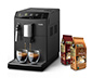 Philips HD8827/01 3000 Serie Kaffeevollautomat, schwarz (inkl. Gratis-Kaffee)