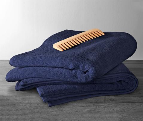 2 Bio-Baumwolle, aus bei online bestellen Tchibo 309676 Frottier-Handtücher blau