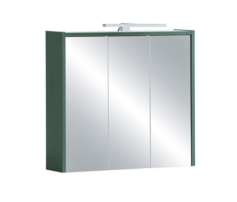 Tchibo - Spiegelschrank »Lovis« - 65x16x62,5cm - grün - Holz / Metall