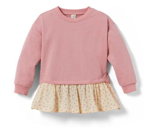 Tchibo - Kinder-Sweatshirt - Gr. 98/104 - weiß