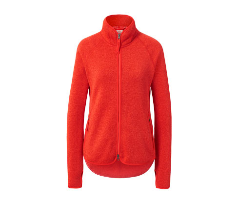 Tchibo - Strickfleece-Jacke - Damen - Gr. XL - orange
