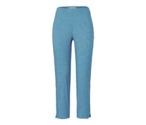 Tchibo - 7/8-Stretchhose - Damen - Gr. 40 - weiß/print