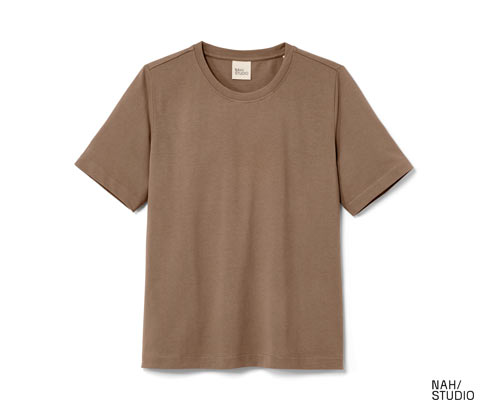 Nah/Studio Heavy Weight Shirt - nachhaltige Baumwolle - Gr. XS - braun