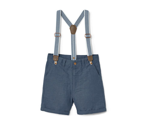 Tchibo - Kinder-Shorts - Jungen - Gr. 86/92 - blau