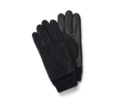 Tchibo - Lederhandschuhe - Herren - Gr. 9,5 - schwarz