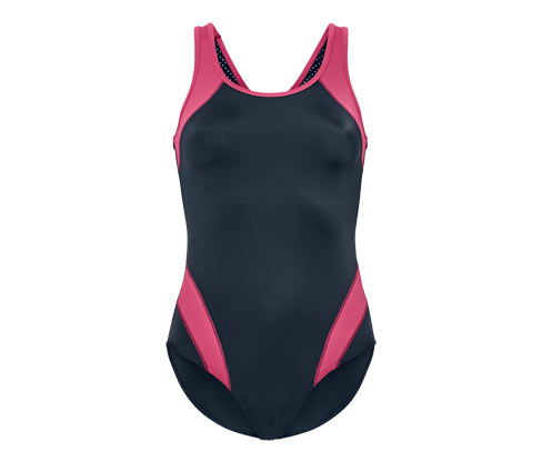 Tchibo - Sport-Badeanzug - Damen - Gr. 36 - dunkelblau