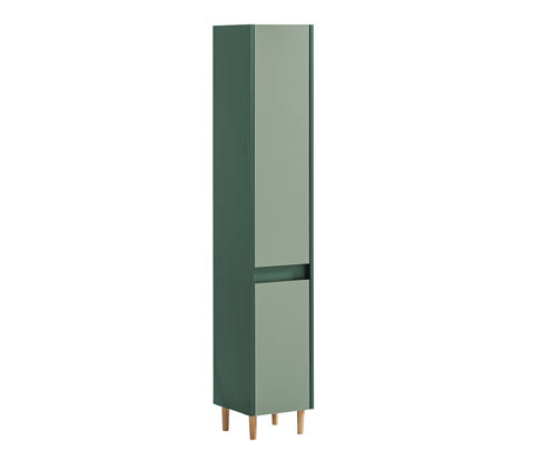 Thumbnail - Tchibo - Hochschrank »Lovis« - 30x33x170cm - braun - Holz / Metall / Eschen-Massivholz