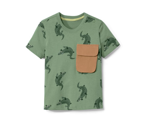 Tchibo - Kinder-T-Shirt - Gr. 122/128 - braun