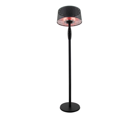Sunred® Smarter Stand-Heizstrahler Artix Moderna Ultra Standing Black 2.000 - 61x61x48cm - schwarz -