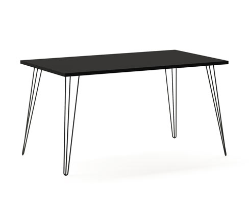 Thumbnail - Tchibo - Schreibtisch »Hank« - 140x80x74cm - schwarz - Holz / Stahl / Metall
