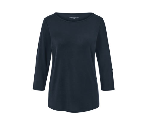 Tchibo - Funktionsshirt mit 3/4-Ärmel - Damen - Gr. L - dunkelblau